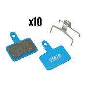 PLAQUETTE DE FREIN VTT SHIMANO DEORE M525/M515/M475/C501/C601/T615/T675, ACERA M3050, ALIVIO M395/M446/4050, ALTUS M315/M365/M375, MT200/400/410/500/UR-300, NEXAVE (ELVEDES ORGANIC) (BOITE 10 PAIRES) 8716706014877