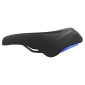 SELLE NEWTON ROUTE/VTT COMFORT LINE NOIR/BLEU 266x208mm RAIL ACIER NOIR 3700948310762