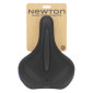 SELLE NEWTON ROUTE/VTT COMFORT LINE NOIR/BLEU 266x208mm RAIL ACIER NOIR 3700948310762