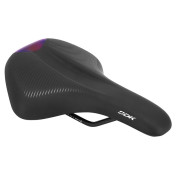 SELLE NEWTON CITY SHINY BLACK STRIPES EFFET OIL NOIR 247x168mm 3667385000390