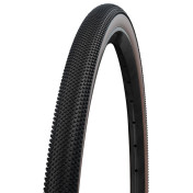 PNEU GRAVEL 700 X 40 SCHWALBE G-ONE ALLROUND NOIR/FLANC BRONZE RENFORT RACE GUARD TUBELESS READY TS (40-622) COMPATIBLE VAE 4026495958189