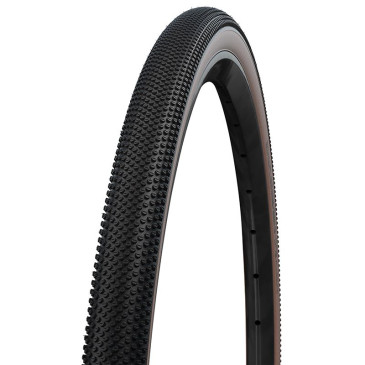 PNEU GRAVEL 700 X 40 SCHWALBE G-ONE ALLROUND NOIR/FLANC BRONZE RENFORT RACE GUARD TUBELESS READY TS (40-622) COMPATIBLE VAE 4026495958189