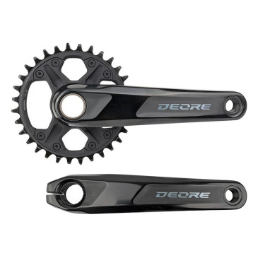 PEDALIER VTT SHIMANO 12V. DEORE M6120 NOIR 170mm 32dts INTEGRE (MONTAGE ATELIER) 3667385009997