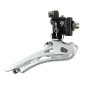 DERAILLEUR-FRONT-FOR ROAD BIKE- CAMPAGNOLO 10 SPEED. VELOCE BRAZE ON- DOUBLE BLACK 8033874116616