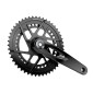 PEDALIER ROUTE SRAM 12V. RIVAL E1 ALU GRAVEL AXE INTEGRE DUB 170mm 46-33dts ENTRAXE PLATEAUX 107mm (SANS CUVETTES) 710845916182