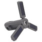 LAMPE SOLAIRE A LEDS 300 LM AIMANTEE AVEC CROCHET DE SUSPENSION REPLIABLE ET ORIENTABLE A BATTERIE 3700627466902