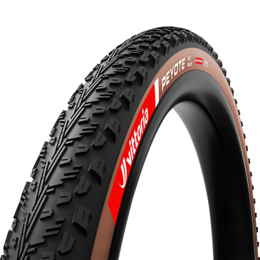 PNEU VTT 29 X 2.40 VITTORIA PEYOTE XC RACE GRAPHENE 2.0 NOIR FLANC MARRON TUBELESS READY TS (57-622) -TERRAIN MEUBLE- COMPATIBLE VAE 8022530036047