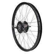 ROUE VTT / CARGO / VAE / E-BIKE / LONGTAIL 20" ER20 ARRIERE NOIR DOUBLE PAROI MOYEU NEXUS 5V FREIN CENTERLOCK 36 RAYONS INOX (J.40625) 3667385009805