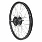 ROUE VTT / CARGO / VAE / E-BIKE / LONGTAIL 20" ER20 ARRIERE NOIR DOUBLE PAROI MOYEU NEXUS 5V FREIN CENTERLOCK 36 RAYONS INOX (J.40625) 3667385009805