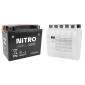 BATTERY 12V 10Ah NTX12-BS NITRO MF MAINTENANCE FREE-SUPPLIED WITH ACID PACK (Lg151xWd87xH130) (EQUALS YTX12-BS) 5414837002703