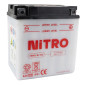 BATTERIE 12V 11 Ah NB10L-B2 NITRO CONVENTIONNELLE AVEC ENTRETIEN (Lg135xL90xH145mm) (EQUIVALENT YB10L-B2) 5414837145233