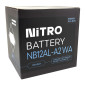 BATTERIE 12V 12 Ah NB12AL-A2 NITRO CONVENTIONNELLE AVEC ENTRETIEN (Lg134xL80xH160mm) (EQUIVALENT YB12AL-A2) 5414837145271