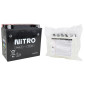 BATTERY 12V 18Ah NTX20L-BS NITRO MF MAINTENANCE FREE-SUPPLIED WITH ACID PACK (Lg175xWd87xH155) (EQUALS YTX20L-BS) 5414837002802