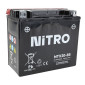 BATTERIE 12V 18 Ah NTX20-BS NITRO MF SANS ENTRETIEN AVEC PACK ACIDE (Lg175xL87xH155mm) (EQUIVALENT YTX20-BS) 5414837002796