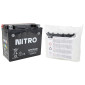 BATTERY 12V 18Ah NTX20-BS NITRO MF MAINTENANCE FREE-SUPPLIED WITH ACID PACK (Lg175xWd87xH155) (EQUALS YTX20-BS) 5414837002796