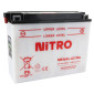 BATTERIE 12V 16 Ah NB16AL-A2 NITRO CONVENTIONNELLE AVEC ENTRETIEN (Lg207xL72xH164mm) (EQUIVALENT YB16AL-A2) 5414837145370