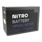 BATTERIE 12V 16 Ah NB16AL-A2 NITRO CONVENTIONNELLE AVEC ENTRETIEN (Lg207xL72xH164mm) (EQUIVALENT YB16AL-A2) 5414837145370