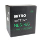 BATTERY 12V 5 Ah NB5L-BS NITRO MAINTENANCE FREE-SUPPLIED WITH ACID PACK (Lg115xWd58xH130) (EQUALS YB5L-BS) 5414837137993