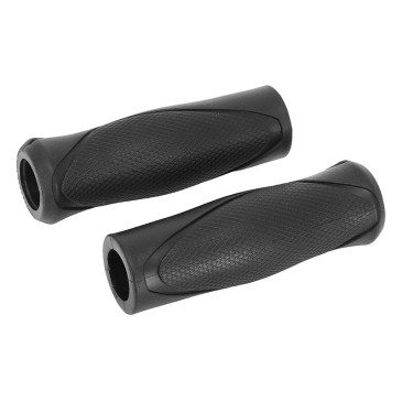 HAND GRIPS FOR URBAN BIKE - ERGOTEC SILICON BLACK Lg130mm (PAIR) 4016538076611