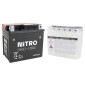 BATTERIE 12V 4 Ah NTX5L-BS NITRO MF SANS ENTRETIEN AVEC PACK ACIDE (Lg114xL70xH106mm) (EQUIVALENT YTX5L-BS) 5414837002642