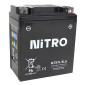 BATTERIE 12V 6 Ah NTX7L NITRO SLA SANS ENTRETIEN PRETE A L'EMPLOI (Lg114xL71xH131mm) (EQUIVALENT YTX7L-BS / AGM / GEL) 5414837156437