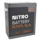 BATTERIE 12V 6 Ah NTX7L NITRO SLA SANS ENTRETIEN PRETE A L'EMPLOI (Lg114xL71xH131mm) (EQUIVALENT YTX7L-BS / AGM / GEL) 5414837156437