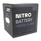 BATTERIE 12V 12 Ah NB12AL-A NITRO CONVENTIONNELLE AVEC ENTRETIEN (Lg134xL80xH160mm) (EQUIVALENT YB12AL-A) 5414837145264