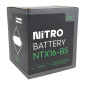 BATTERY 12V 14Ah NTX16-BS NITRO MF MAINTENANCE FREE-SUPPLIED WITH ACID PACK (Lg150xWd87xH159) (EQUALS YTX16-BS) 5414837002772