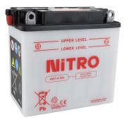 BATTERIE 12V 8 Ah NB7-A NITRO CONVENTIONNELLE AVEC ENTRETIEN (Lg135xL75xH133mm) (EQUIVALENT YB7-A) 5414837145134