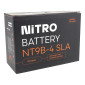 BATTERIE 12V 8 Ah NT9B-4 NITRO SLA SANS ENTRETIEN PRETE A L'EMPLOI (Lg150xL70xH105mm) (EQUIVALENT YT9B-4 / AGM / GEL) 5414837002697