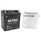BATTERY 12V 18Ah NTX20CH-BS NITRO MF MAINTENANCE FREE-SUPPLIED WITH ACID PACK (EQUALS YTX20CH-BS) 5414837137771