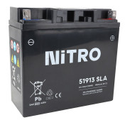 BATTERIE 12V 20 Ah 51913 NITRO SLA SANS ENTRETIEN PRETE A L'EMPLOI (Lg186xL82xH171mm) 5414837002512