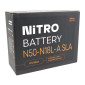 BATTERY 12V 20Ah N50N18L-A NITRO SLA MAINTENANCE FREE "READY TO USE" (Lg205xWd90xH162) (EQUALS Y50N18L-A / AGM / GEL) 5414837156338