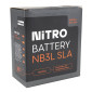 BATTERY 12V 3 Ah NB3L NITRO SLA MAINTENANCE FREE READY FOR USE (Long 98mm x Wd 56mm x Ht 110mm) 5414837169109