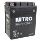 BATTERIE 12V 12 Ah YTX14AHL-BS NITRO MF SANS ENTRETIEN AVEC PACK ACIDE (Lg134xL89xH166mm) 5414837137733