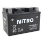 BATTERIE 12V 10 Ah NT12A NITRO AGM ACTIVEE EN USINE PRETE A L'EMPLOI (Lg150xL87xH105mm) 5414837156482