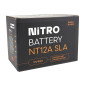 BATTERIE 12V 10 Ah NT12A NITRO AGM ACTIVEE EN USINE PRETE A L'EMPLOI (Lg150xL87xH105mm) 5414837156482