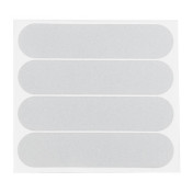 AUTOCOLLANT/STICKER CASQUE REFLECHISSANT GRIS (VENDU PAR 4) -P2R- ** 3667385006002