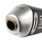 SILENCIEUX, TUBE 50 A BOITE TECNIGAS E-NOX EVO ACIER POUR RIEJU 50 MRT (PASSAGE A DROITE) (SILENCIEUX ALU BLACK) 8435521103701