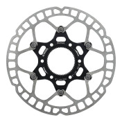 DISQUE DE FREIN ROUTE CENTERLOCK ELVEDES 140 mm ACIER ARGENT / ALU NOIR (ULTRA-LEGER) -EPAISSEUR 1.8 mm- 8716706026795