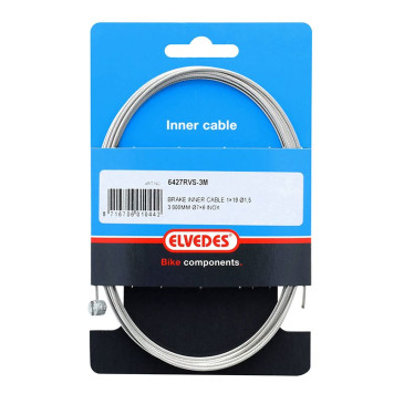 CABLE DE FREIN VTT ELVEDES TANDEM INOX L3,00M (VENDU A L'UNITE SUR CARTE) 8716706010442