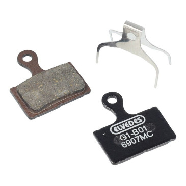 PLAQUETTE DE FREIN ROUTE SHIMANO DURA-ACE R9170, ULTEGRA R8070, TIAGRA R4770, RS805, RS505, RS405, RS305 (ELVEDES MEDIUM ORGANIC) (PAIRE SUR CARTE) 8716706023367