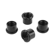 INTRAVIS PEDALIER SAMOX ACIER NOIR COMPATIBLE MONO PLATEAU 4 BRANCHES (JEU DE 4) - CHEMINEE M8x0.75x6.7L 0887539029173