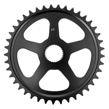 PLATEAU VAE/E-BIKE DIRECT MOUNT POUR PANASONIC ESJOT 41DTS MONO NOIR ACIER (2.38 - 1/2" x 3/32") 4251516501253