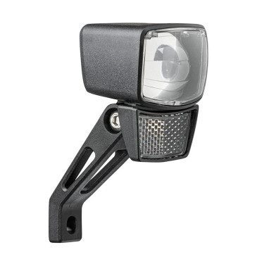 ECLAIRAGE VELO VAE / E-BIKE AVANT SUR FOURCHE AXA NXT 30 E-BIKE 6/48V 30LUX HOMOLOGUE NOIR COMPATIBLE DYNAMO - POUR VOIR A 50M ET VISIBLE A 3KMS 8713249348599