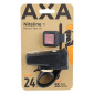 ECLAIRAGE VELO A PILE KIT AXA NITE LINE T1 4 FONCTIONS CONTINU ET FLASH (LIVRE AVEC PILES LR6/CR2032) 8713249349251