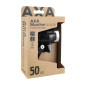 ECLAIRAGE VELO VAE / E-BIKE AVANT SUR FOURCHE AXA BLUELINE 6/12V 50LUX (38mm) NOIR COMPATIBLE DYNAMO - POUR VOIR A 70M ET VISIBLE A 4KMS 8713249349176
