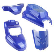 CARROSSERIE/CARENAGE SCOOT ADAPTABLE MBK 50 BOOSTER 2004>/YAMAHA 50 BWS 2004> BLEU YAM VERSION TUNING (KIT 4 PIECES) -P2R- 3667385010450