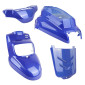CARROSSERIE/CARENAGE SCOOT ADAPTABLE MBK 50 BOOSTER 2004>/YAMAHA 50 BWS 2004> BLEU YAM VERSION TUNING (KIT 4 PIECES) -P2R- 3667385010450