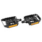 FLAT PEDAL FOR MTB- -RESIN-NEWTON -BLACK- -ALUMINIUM BODY -BLACK- 9/16" (PAIR ON CARD) 3700948072301